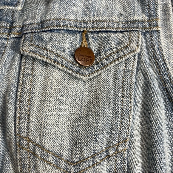 LOFT Denim vest vintage blue size XS - Picture 11 of 16